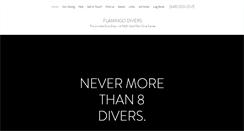 Desktop Screenshot of flamingodivers.com